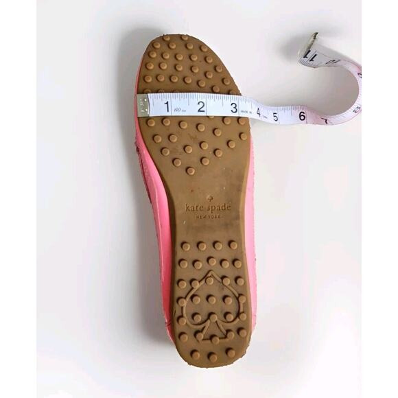 Kate Spade Bergman Neon Pink Patent Leather Loafer Moccasins Size 8.5 B - Picture 9 of 9